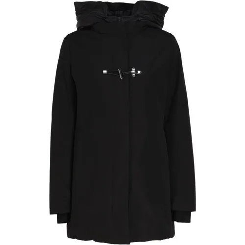 Hooded Coat with Long Sleeves , female, Sizes: XL - Fay - Modalova