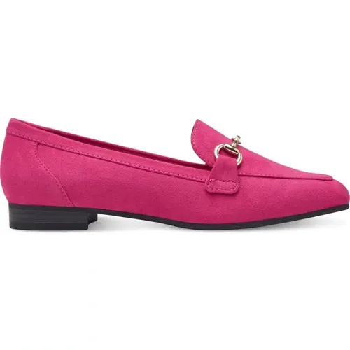 Rosa Loafer für Damen , Damen, Größe: 39 EU - marco tozzi - Modalova