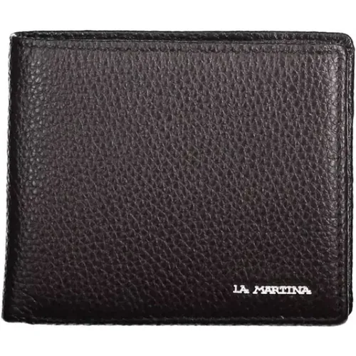 Elegant Leather Wallet with Coin Pocket , male, Sizes: ONE SIZE - LA MARTINA - Modalova