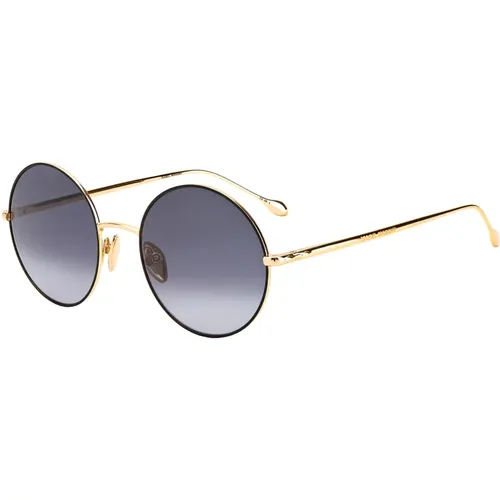 Schwarze Gold Sonnenbrille , Damen, Größe: 54 MM - Isabel marant - Modalova