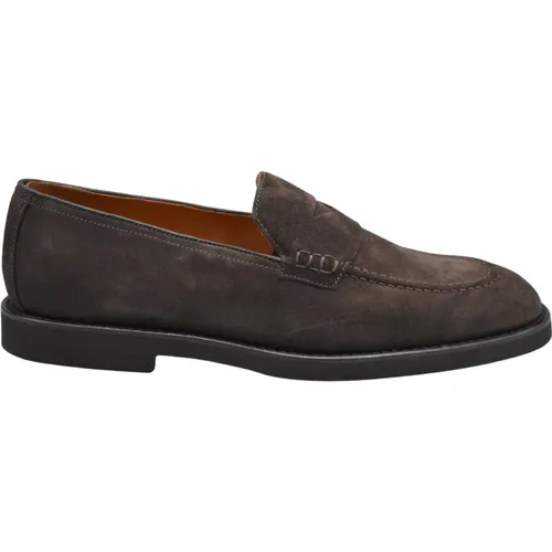 Suede Moccasin Shoes , male, Sizes: 5 UK - Doucal's - Modalova