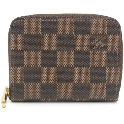 Pre-owned Canvas wallets , male, Sizes: ONE SIZE - Louis Vuitton Vintage - Modalova