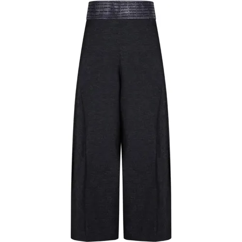 Blaue Stylische Hose , Damen, Größe: XS - Genny - Modalova