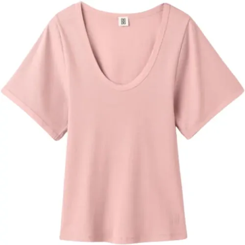 Lunai Rosa Shirt , Damen, Größe: L - By Malene Birger - Modalova