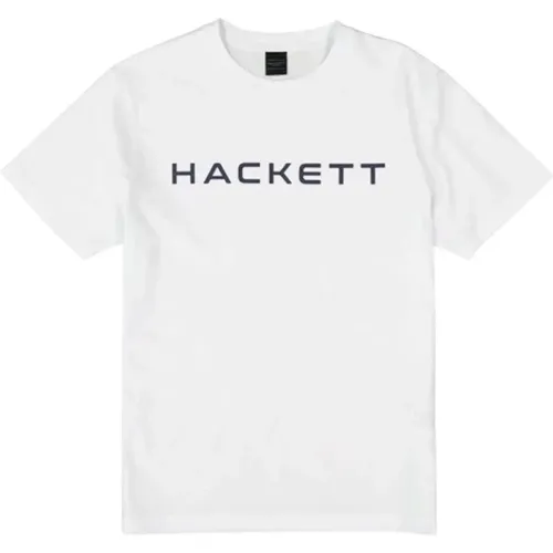 Herren Buffalo Leder Baumwoll T-Shirt , Herren, Größe: XL - Hackett - Modalova