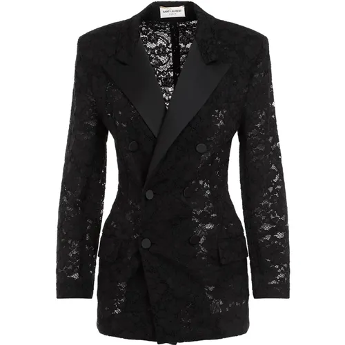 Jacket for Women Aw24 , female, Sizes: S - Saint Laurent - Modalova