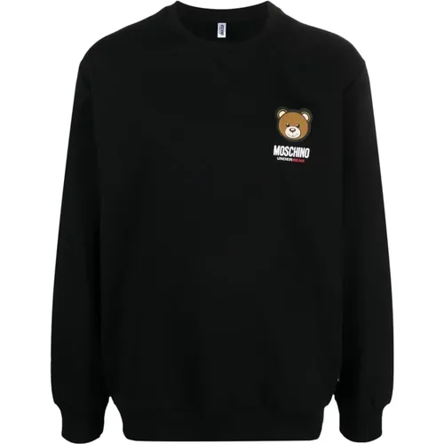 Cozy Teddy Bear Sweatshirt , male, Sizes: M, S, L - Moschino - Modalova