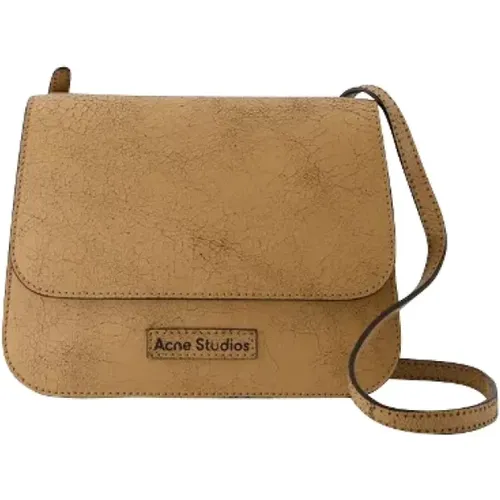 Leather Crossbody Bag , female, Sizes: ONE SIZE - Acne Studios - Modalova