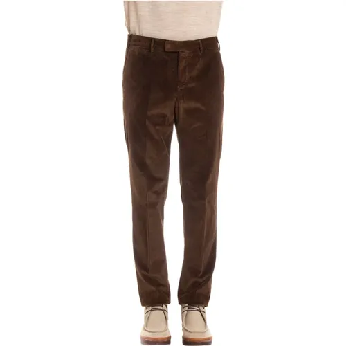 Velvet Trousers , male, Sizes: L - PT Torino - Modalova