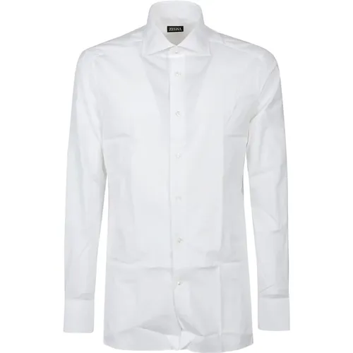 Bianco Long Sleeve Shirt , male, Sizes: 5XL - Z Zegna - Modalova