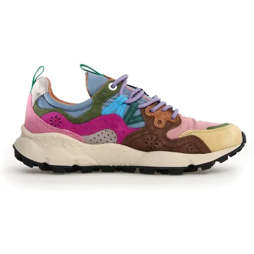 Bunte Sneakers für Städtische Frauen , Damen, Größe: 36 EU - Flower Mountain - Modalova