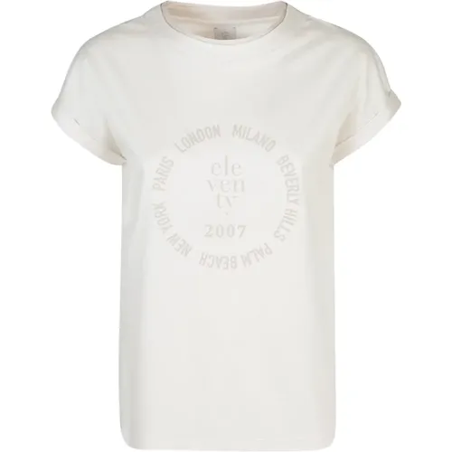 T-Shirts , female, Sizes: M, S, XS - Eleventy - Modalova