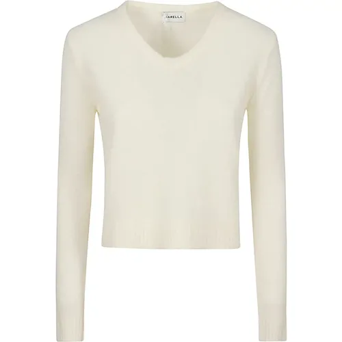 Weißer Wollpullover , Damen, Größe: XL - Marella - Modalova