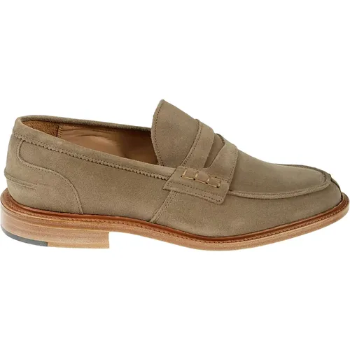 Wildleder Mokassin Loafers , Herren, Größe: 41 1/2 EU - Tricker's - Modalova