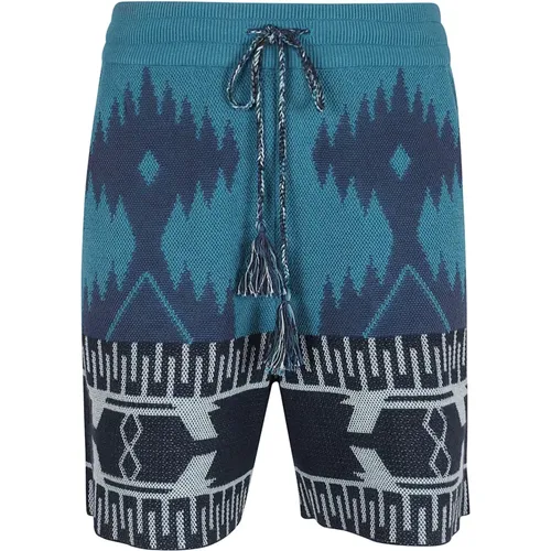 Men's Clothing Shorts Blue Ss24 , male, Sizes: M - Alanui - Modalova