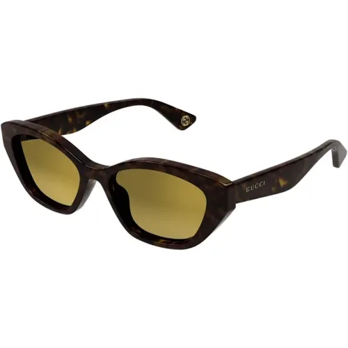 Havana Gold Sonnenbrille Gg1638S 002 - Gucci - Modalova