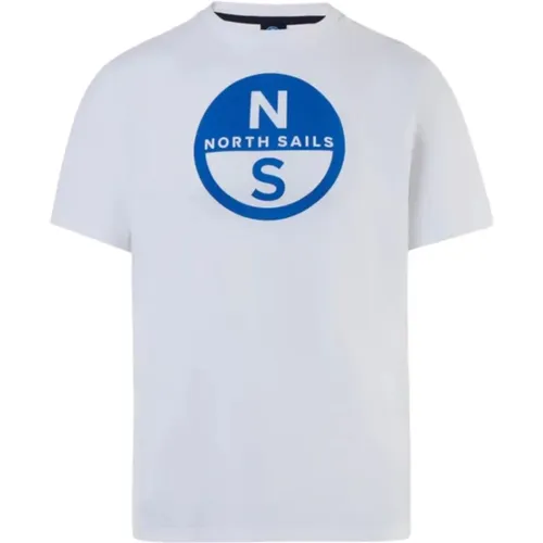 Kurzarm T-Shirt , Herren, Größe: M - North Sails - Modalova