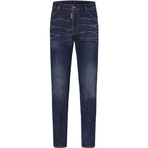 Cool Guy Slim Fit Blaue Jeans , Herren, Größe: XL - Dsquared2 - Modalova