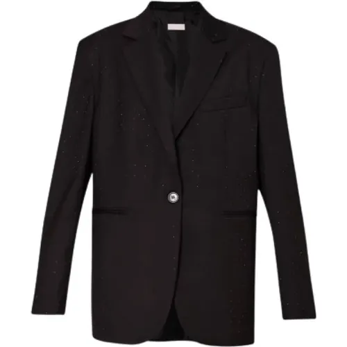 Schicker Ein-Knopf-Blazer in Schwarz , Damen, Größe: M - Liu Jo - Modalova