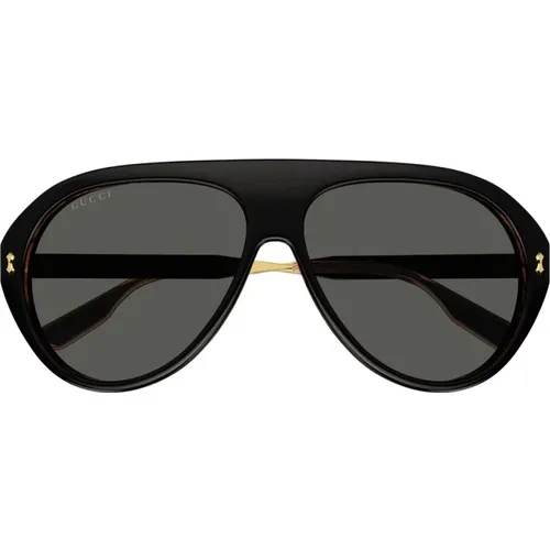 Lettering Large Sunglasses , male, Sizes: 61 MM - Gucci - Modalova