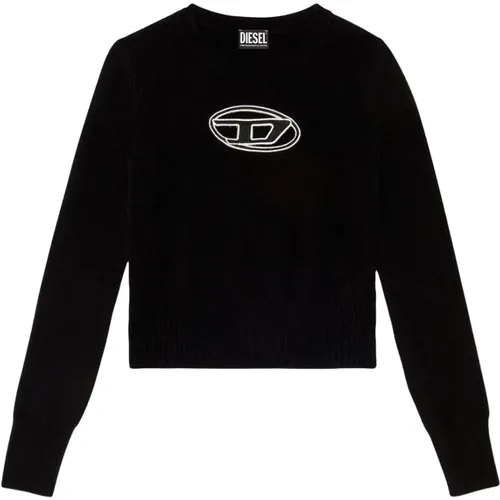 Deep/Nero Sweater , female, Sizes: XS - Diesel - Modalova