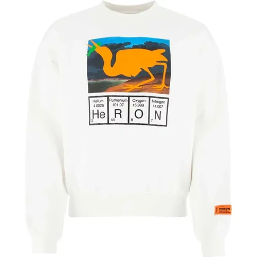 Periodic Table Print Sweatshirt , male, Sizes: S, XS - Heron Preston - Modalova