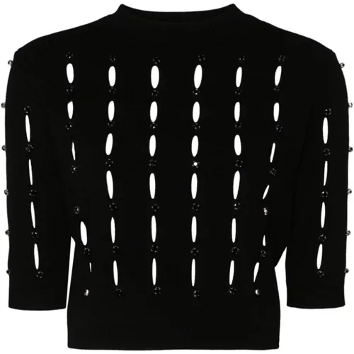 Schwarze Pullover Kollektion , Damen, Größe: L - Liu Jo - Modalova