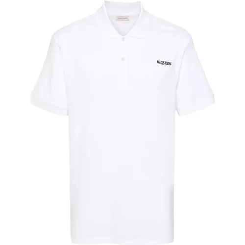 Weiße T-Shirts und Polos - alexander mcqueen - Modalova