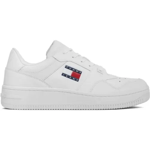 Retro Basket Essential Herren Sneakers , Herren, Größe: 42 EU - Tommy Hilfiger - Modalova