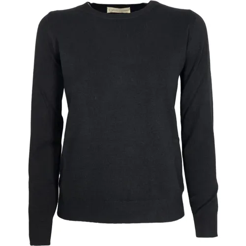Soft Crewneck Cashmere and Wool Sweater , female, Sizes: 2XL, XS, S, M, L - Cashmere Company - Modalova