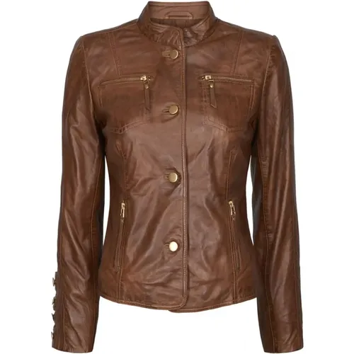 Button Jacket 100042 , female, Sizes: XL, XS, L, S, M, 2XL - Btfcph - Modalova