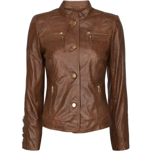 Button Jacket 100042 , female, Sizes: XL, XS, L, S, M, 3XL, 2XL - Btfcph - Modalova