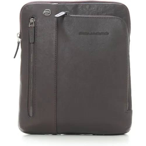Leather shoulder bag,Shoulder Bags - Piquadro - Modalova