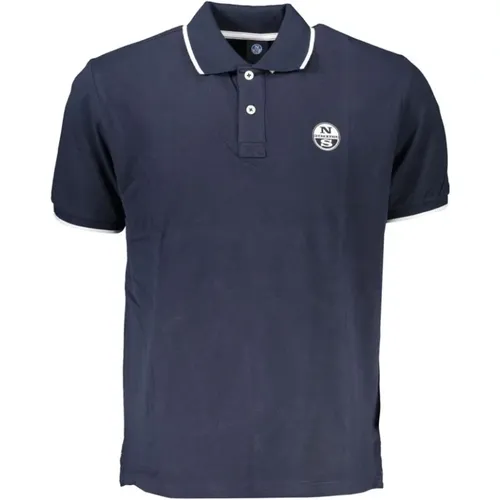 Cotton Polo Shirt with Short Sleeves , male, Sizes: L, S - North Sails - Modalova