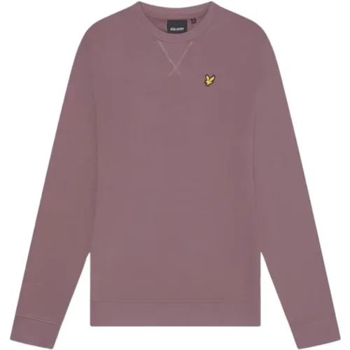 Lila Pullover Ml424Vog , Herren, Größe: M - Lyle & Scott - Modalova