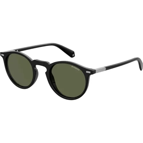 Stilvolle Sonnenbrille schwarzer Rahmen , Herren, Größe: 47 MM - Polaroid - Modalova
