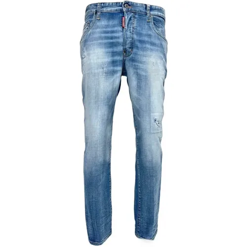 Blaue Skinny Jeans für Männer - Dsquared2 - Modalova