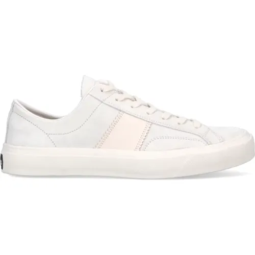 Weiße Sneakers , Herren, Größe: 39 EU - Tom Ford - Modalova