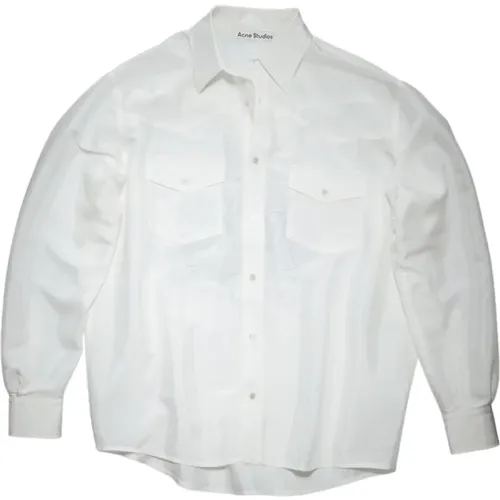 Buttoned Shirt - Cowboy Inspired , male, Sizes: L, M, S, XS - Acne Studios - Modalova