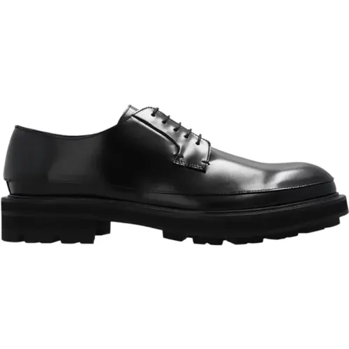 Leather Lace-Up Shoes , male, Sizes: 11 UK, 5 UK, 10 UK, 9 UK - alexander mcqueen - Modalova