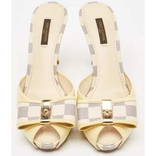 Pre-owned Fabric sandals , female, Sizes: 5 1/2 UK - Louis Vuitton Vintage - Modalova