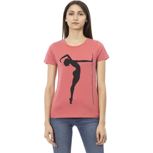 T-Shirts , Damen, Größe: XS - Trussardi - Modalova