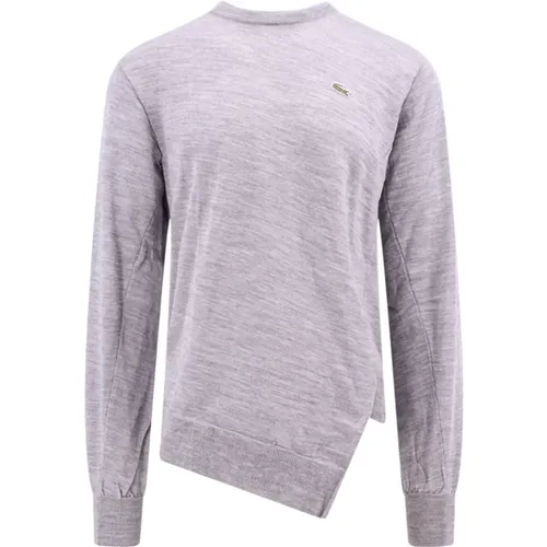 Grey Knitwear Crew-neck Sweater , male, Sizes: L, M - Comme des Garçons - Modalova