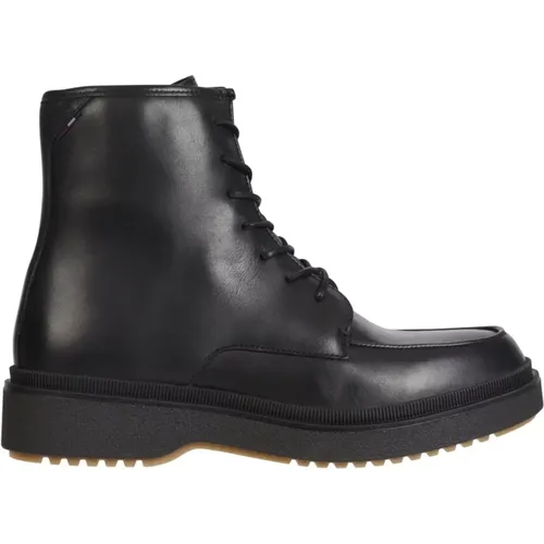 Premium Cleated Lace-Up Boots - Tommy Hilfiger - Modalova