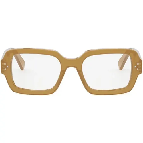 Bold 3 Dots Geometric Eyeglasses , female, Sizes: 51 MM - Celine - Modalova