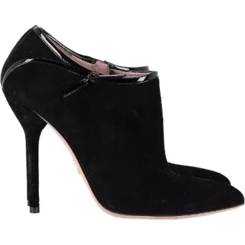 Pre-owned Wildleder boots , Damen, Größe: 36 1/2 EU - Gucci Vintage - Modalova