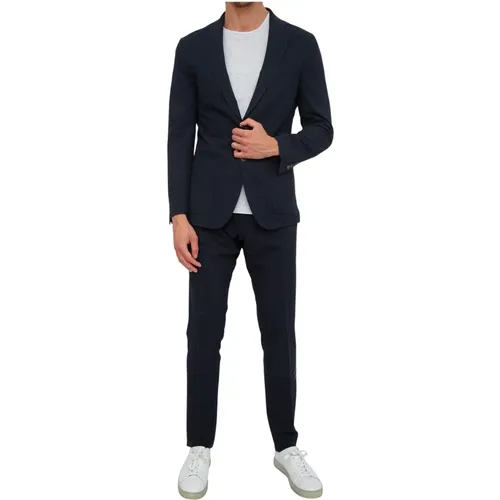 Single Breasted Suits , male, Sizes: L, 2XL - Eleventy - Modalova