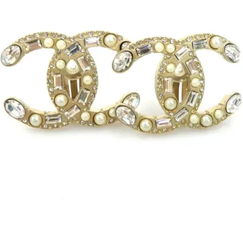 Pre-owned Metal earrings , female, Sizes: ONE SIZE - Chanel Vintage - Modalova