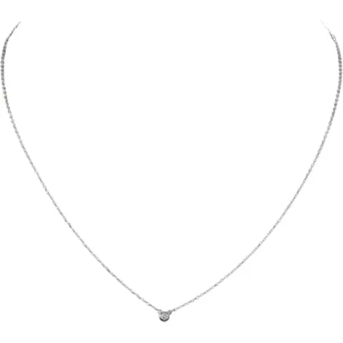 Pre-owned Silver necklaces , female, Sizes: ONE SIZE - Tiffany & Co. Pre-owned - Modalova