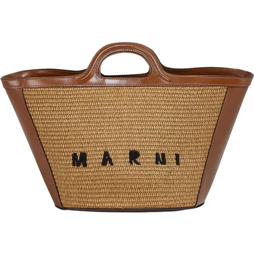 Tropicalia Leather Bag Handbag , female, Sizes: ONE SIZE - Marni - Modalova